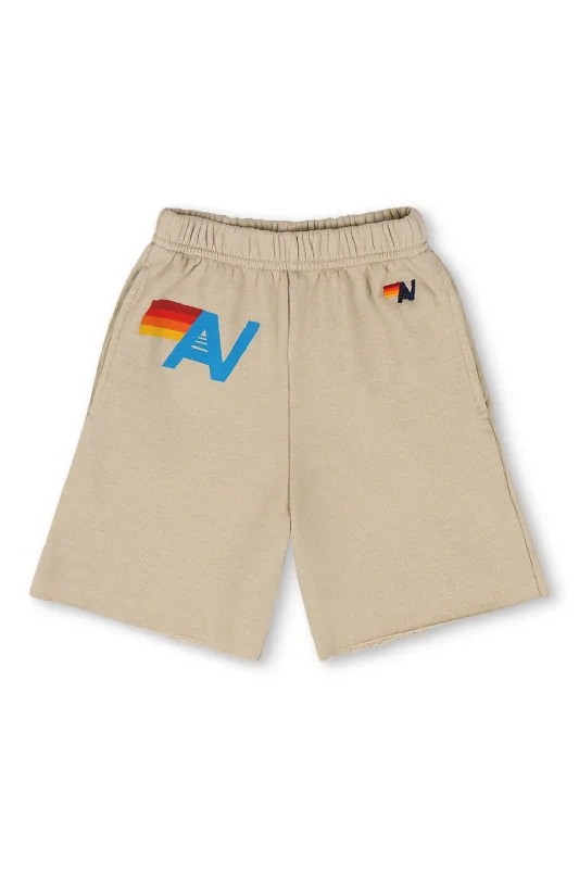 Plus Size Women Shorts with a Comfortable and Stylish FitLOGO KIDS SWEATSHORTS - SAND