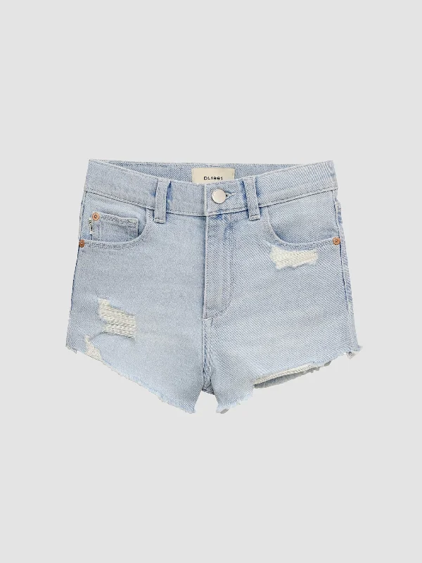 Belted Women Shorts to Enhance the WaistlineLucy Hi Rise Poolside Distressed Jean Shorts