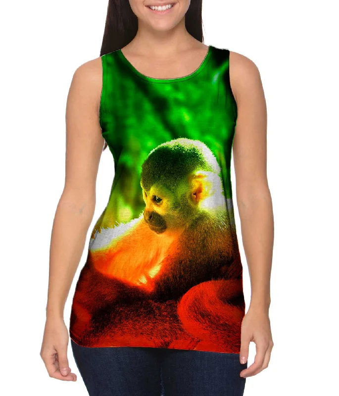 V - Neck Women's Moisture - Wicking Tank Tops for RunningMonkey 003