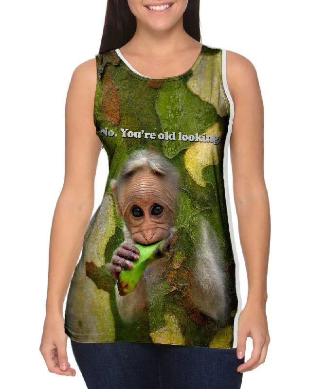 Women's Spaghetti Strap Tank Tops with Geometric PatternsMonkey 004