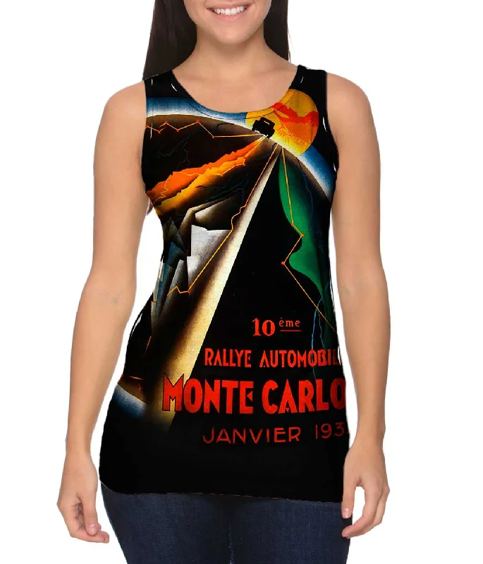 Plus Size Women's Criss - Cross Back Tank Tops in Neon ColorsMonte Carlo 020