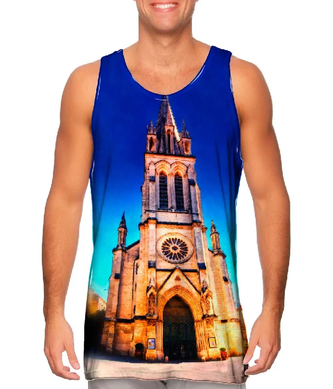 Women's Spaghetti Strap Tank Tops with Geometric PatternsMontpellier Sainte Anne Church