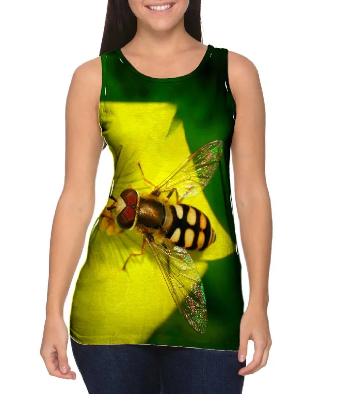 Plus Size Women's Puff - Sleeve Tank Tops in Pastel HuesMoon Butterflies