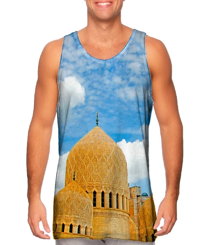 Women's Longline Tank Tops with Abstract PrintsMosque