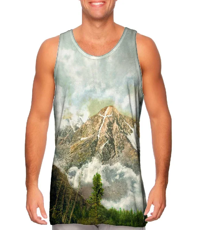 Plus Size Women's Side - Slit Tank Tops in Metallic ShadesMount Of The Holy Cross
