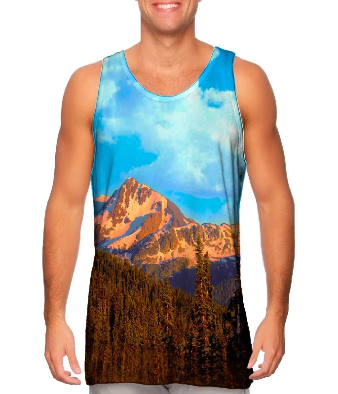 Women's Button - Down Tank Tops in Striped PatternsMountain Of Dreams