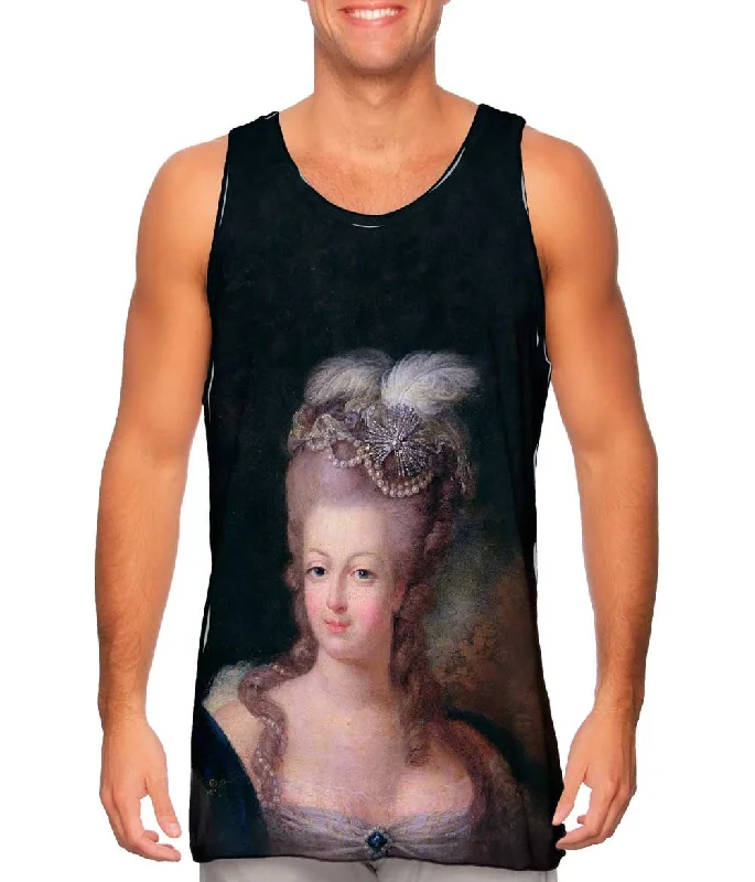 Women's Button - Down Tank Tops in Striped PatternsMusee Antoine Lecuyer - "Marie Antoinette" (1775)