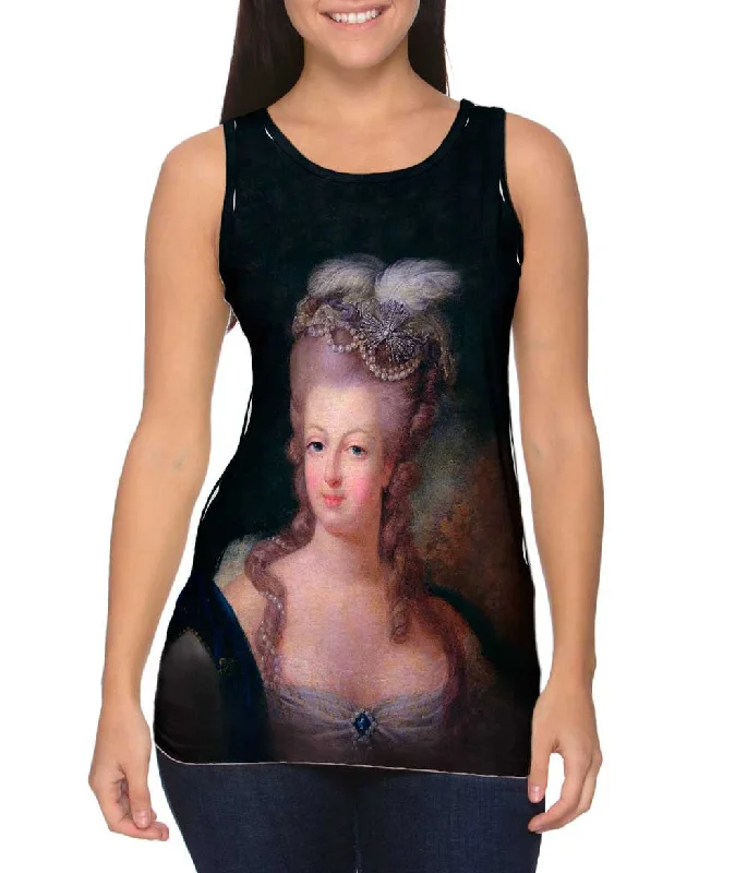 Plus Size Women's Embroidered Tank Tops in Boho StylesMusee Antoine Lecuyer - "Marie Antoinette" (1775)