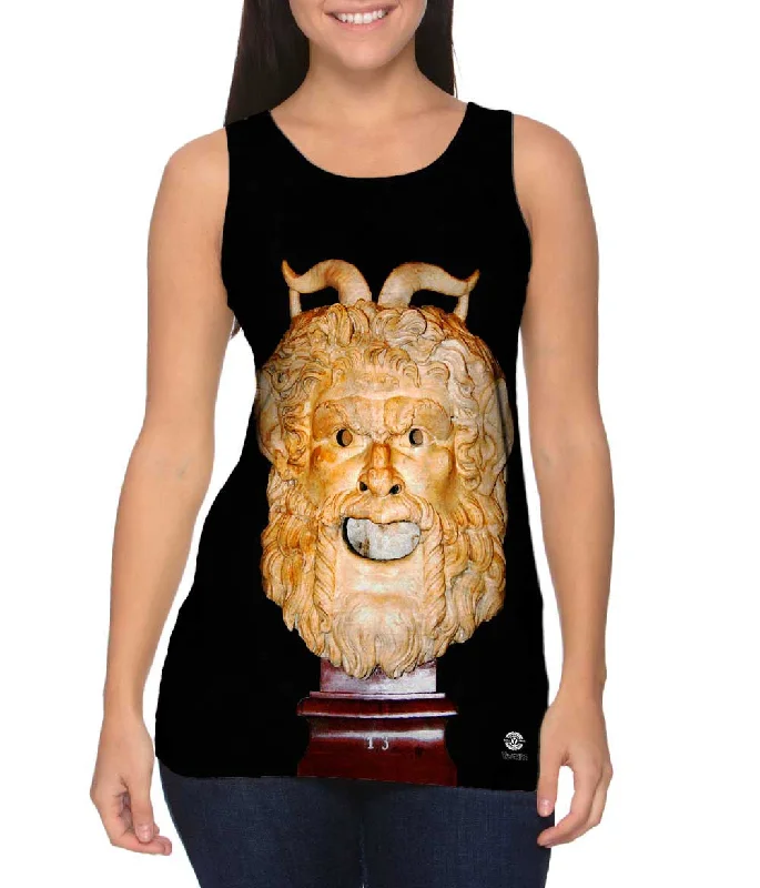 V - Neck Women's Moisture - Wicking Tank Tops for RunningMusei Capitolini - "Masque de satyre" (1748)