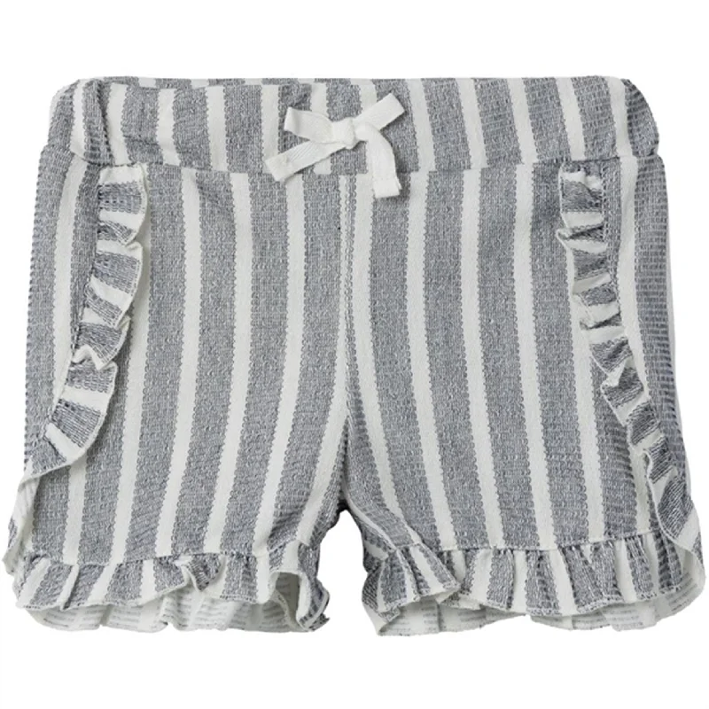 Denim Women Shorts with Distressed Details for a Casual VibeName it Dark Sapphire Frederikke Shorts