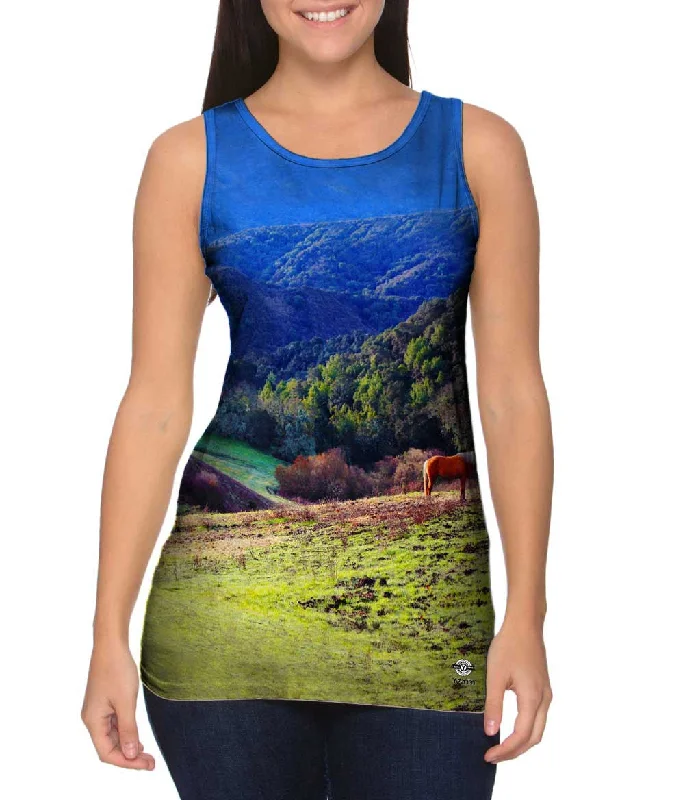 Crew Neck Women's Sustainable Tank Tops Made from Recycled MaterialsNeigh Bor