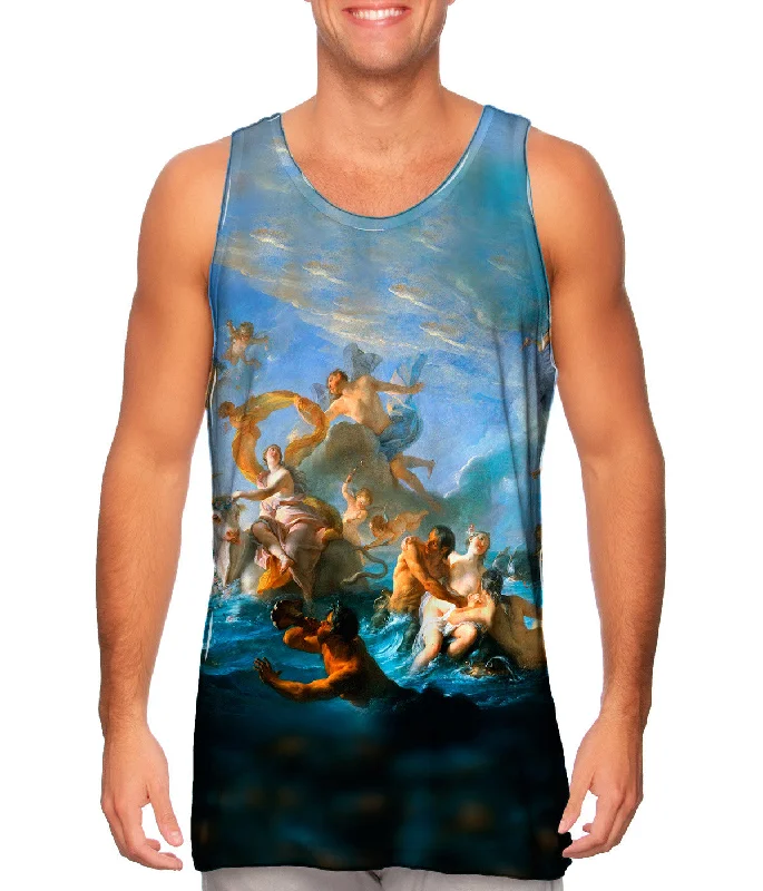 Crew Neck Women's Sustainable Tank Tops Made from Recycled MaterialsNicolas Coypel - "The Abduction of Europa"