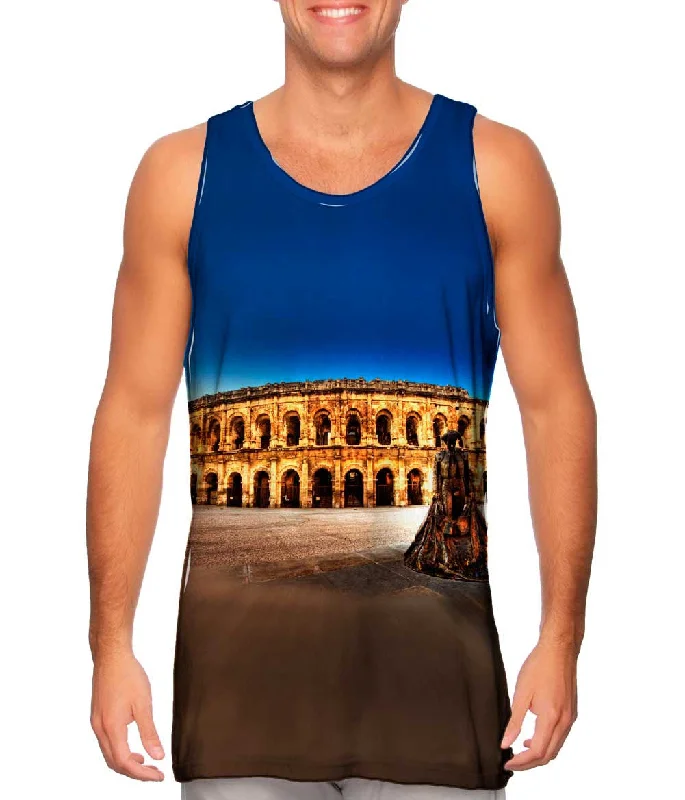 Crew Neck Women's Sustainable Tank Tops Made from Recycled MaterialsNimes Arena Roman Empire