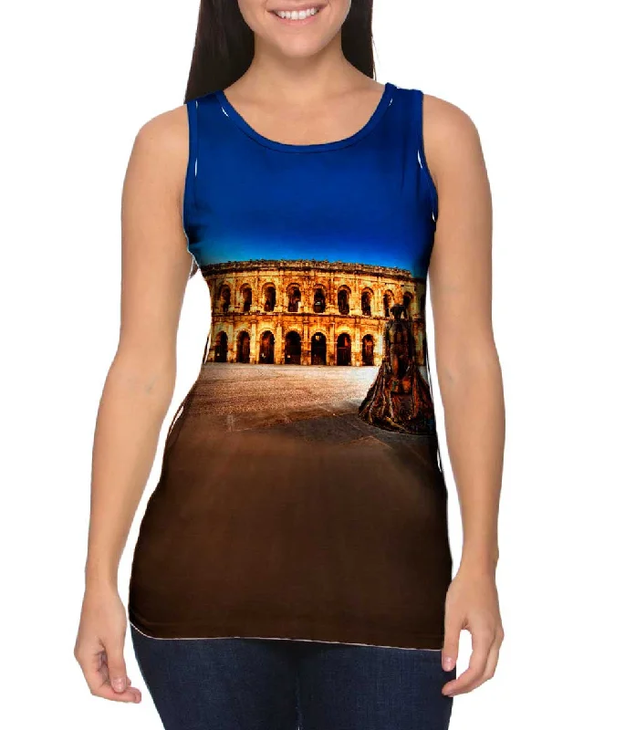 Halter Neck Women's Modal Blend Tank Tops for ComfortNimes Arena Roman Empire