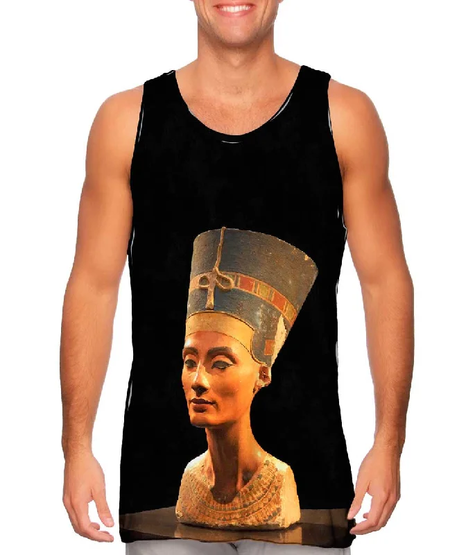 Halter Neck Women's Modal Blend Tank Tops for ComfortNofretete Neues Egyptian Museum