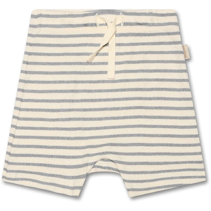 Petit Piao Blue mist Shorts Modal Striped