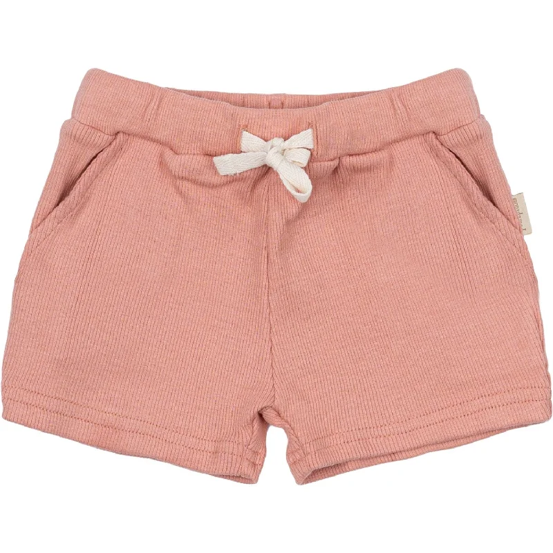 Linen Women Shorts for Breathable Comfort in Hot WeatherPetit Piao Sea Shell Pink Shorts Modal