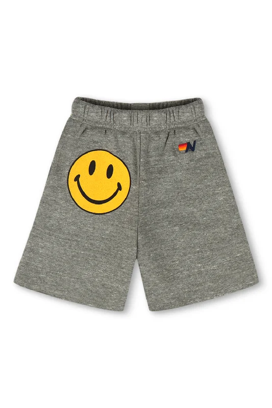 Bermuda Women Shorts for a Classic and Sophisticated LookSMILEY KIDS SWEATSHORTS - HEATHER GREY