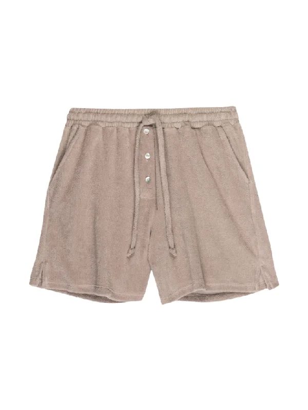 Plus Size Women Shorts with a Comfortable and Stylish FitTerry Shorts Stone