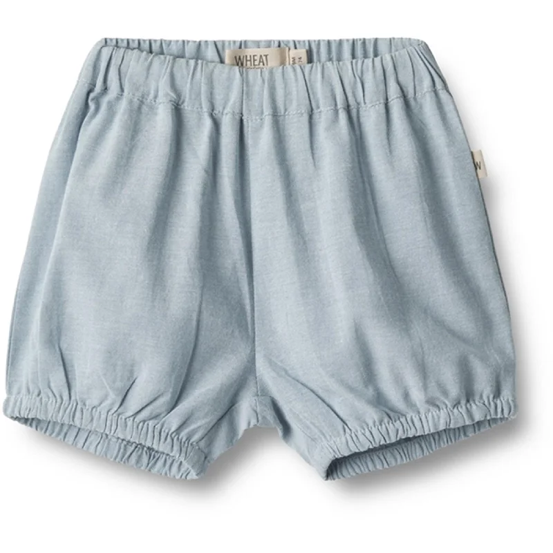 Ruffled Hem Women Shorts to Add a Feminine TouchWheat Blue Waves Shorts Olly