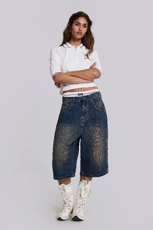 Bermuda Women Shorts for a Classic and Sophisticated LookBronx Jumbo Fit Denim Jorts