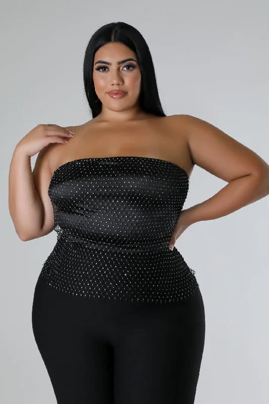 Plus - Size Bodysuits with a Comfortable and Flattering FitAlone At Night Top