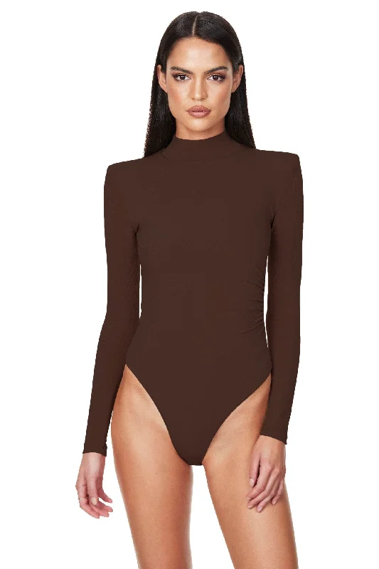 Maternity Bodysuits for Expecting Mothers' ComfortANASTASIA HIGH NECK BODYSUIT