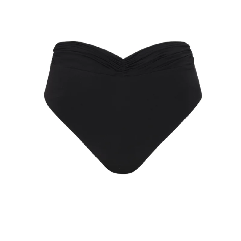 Plus - size bikini with full - coverage options for comfort and confidenceAndra Black Bottom