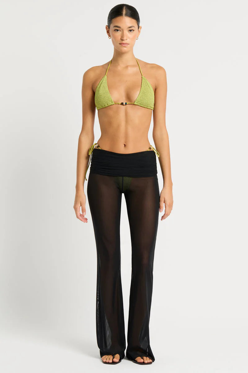 UV - protection bikini for safe sun exposure during beach daysAyla Pant Black Mesh