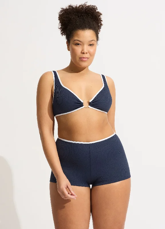 UV - protection bikini for safe sun exposure during beach daysBeach Bound Boyleg Bikini Bottom - True Navy
