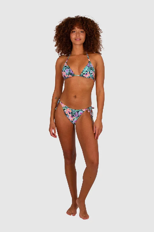 Push - up bikini top to enhance the bust for a confident beach appearanceLa Fiesta Tie Side Pant