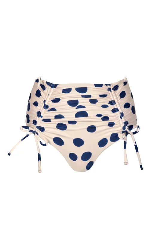 Long - line bikini top for added support and a fashionable lookClari Blue Dots Bottom