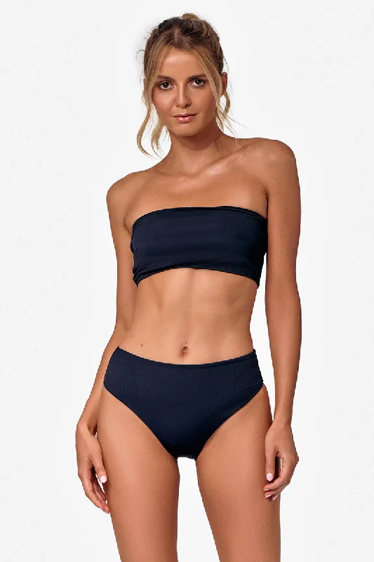 High - waisted bikini for a retro and tummy - flattering lookRever High Cut Bikini Bottoms