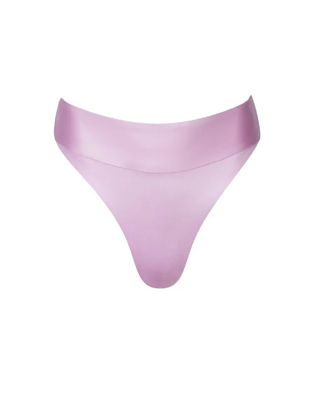 String bikini for a minimalistic and sexy beach styleErica Lilac High Waisted Bottom