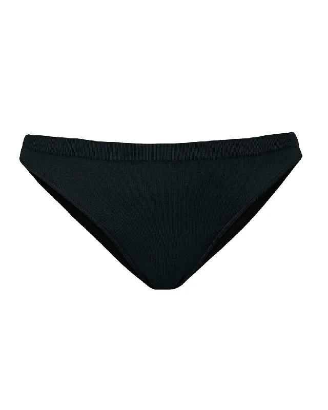 Metallic - finish bikini for a glamorous and eye - catching poolside lookEVOLVE Bikini Bottoms | Black