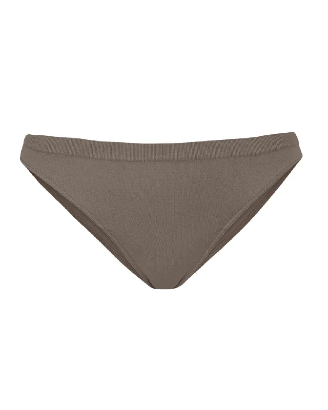 Push - up bikini top to enhance the bust for a confident beach appearanceEVOLVE Bikini Bottoms | Muddy Grey