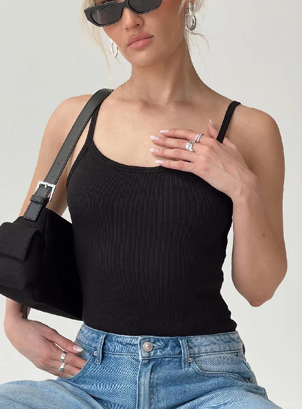 Mesh Bodysuits for a Bold and Edgy Fashion StatementPrida Scoop Neck Bodysuit Black