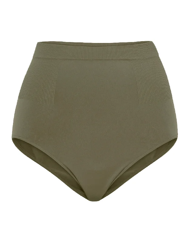 Metallic - finish bikini for a glamorous and eye - catching poolside lookRADIANT Bottoms | Olive