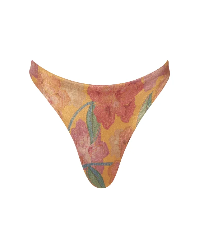 Lace - trimmed bikini for an elegant and romantic touchDaisy Orange Dore Bikini Bottom