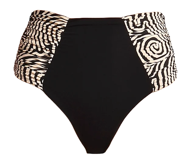 Sports bikini for high - intensity water activities like surfingTali Black Isola Bottom