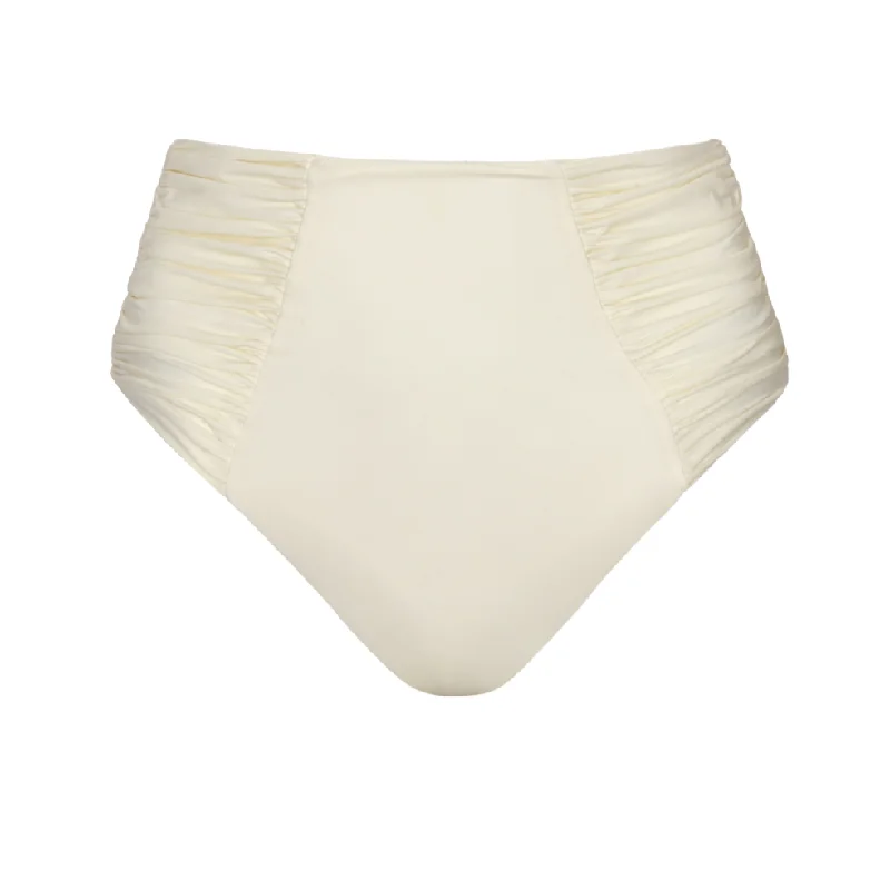 Tropical - themed bikini for a vacation - ready beach outfitTali Ivory Bottom