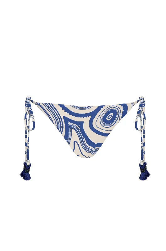 Plus - size bikini with full - coverage options for comfort and confidenceTina Blue Pavoni Bottom